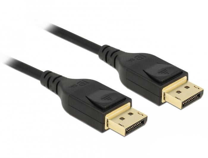 Delock Cable Displayport 8k 60hz 3m Dp 8k Negro