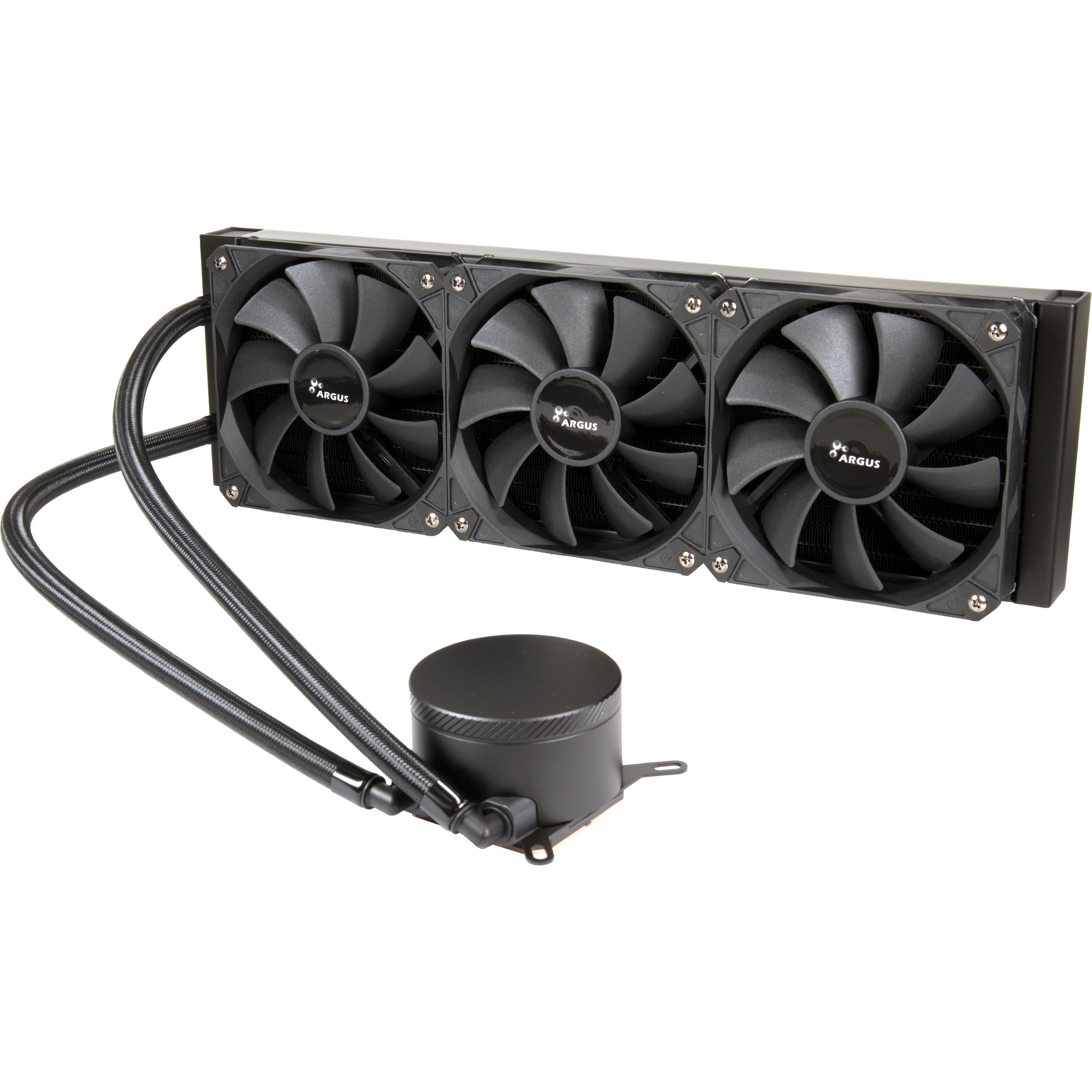 EAN 4260455648653 - Inter-Tech B-360 Procesador Sistema de refrigeración líquida todo en uno 12 cm Negro 1 pieza(s) imagen 1