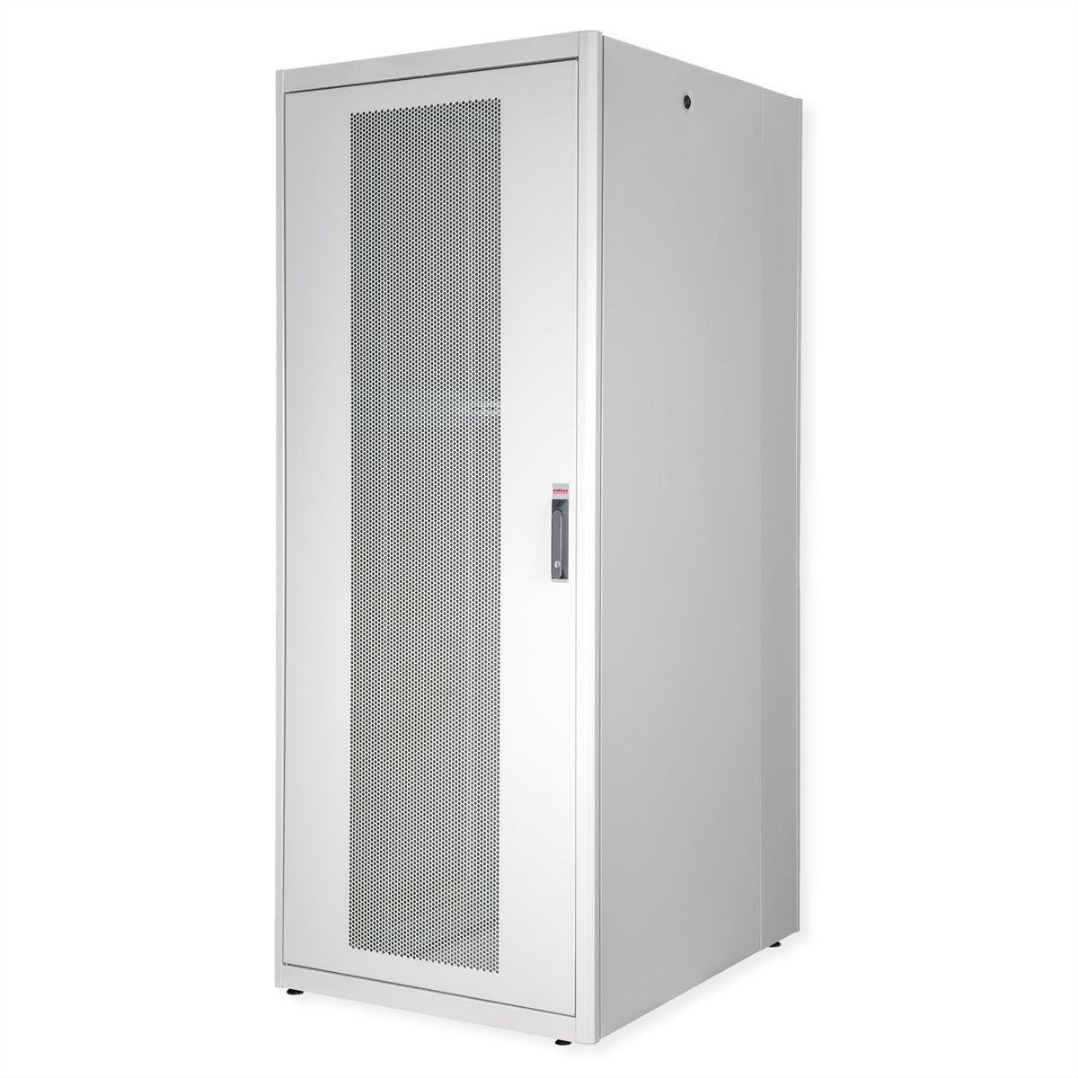 Roline 19-Zoll Serverschrank Basic 42 He, 800x1000 Bxt Perforiert Grau
