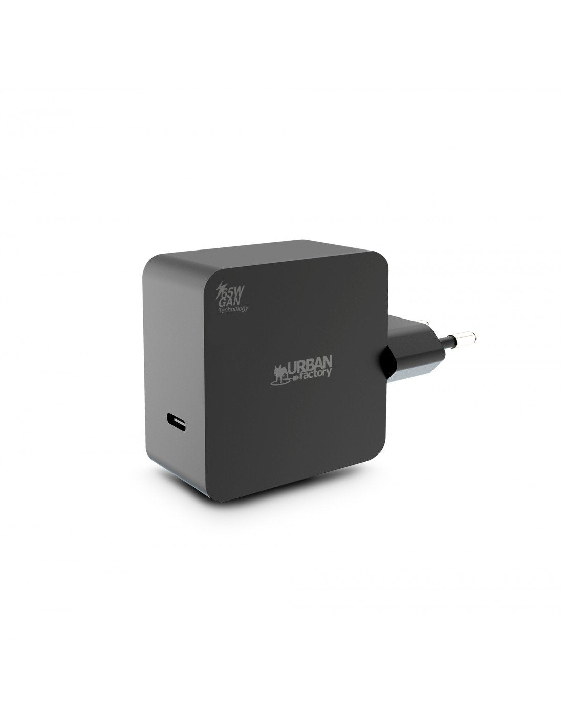 Cargador Usb-C 65w Char Gan Technology Negro