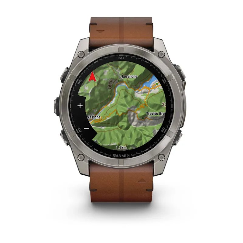 Garmin Fenix 8 3,56 Cm (1.4") Amoled 51 Mm Digital 454 X 454 Pixeles Pantalla Táctil Titanio Wifi Gps (Satélite)