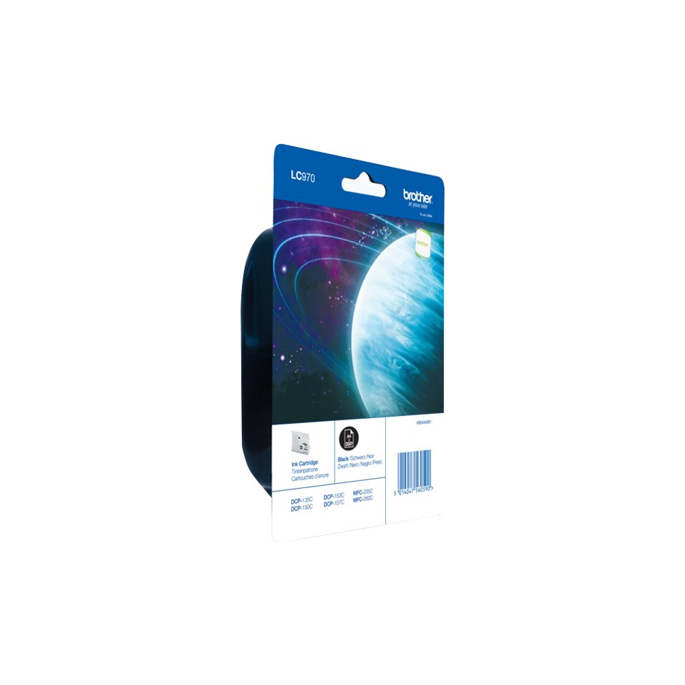 Tinta Original Brother 970 Negro Lc970bk