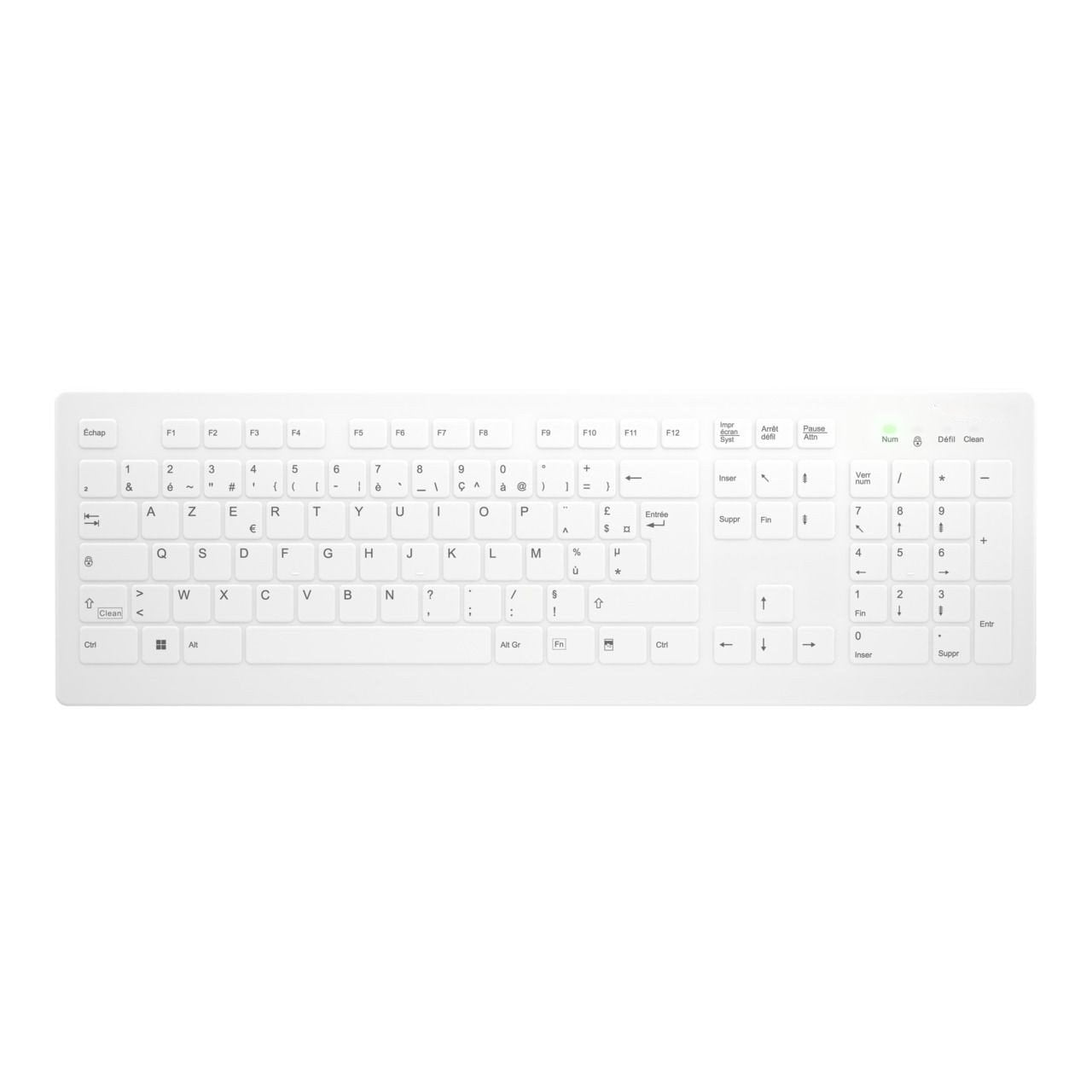 Contour Active Key Flat Profile Wireless Hygiene Desktop Key