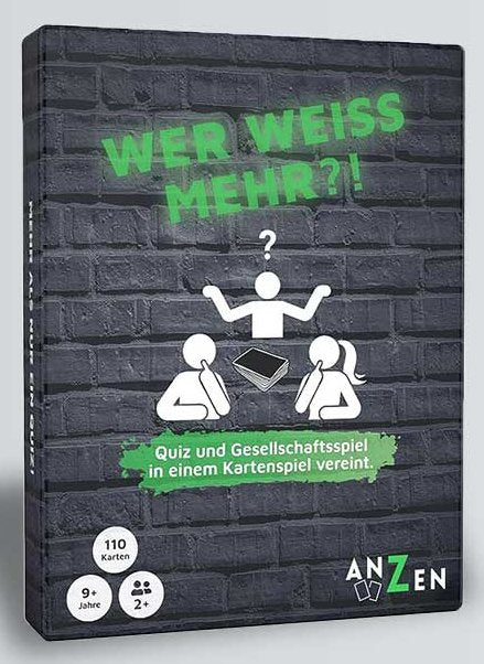 Anzen - Wer Weiss Mehr?! - Das Kartenspiel