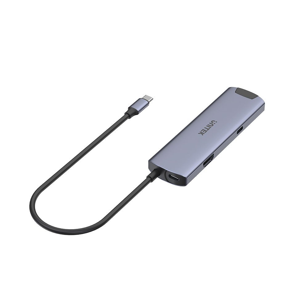 Hub Usb-C Unitek Active 5gbps, Hdmi Rj-45 Pd 100w