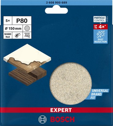 Bosch Disco De Lija De Malla Expert M480 Ø 150 Mm, K80 2608900689