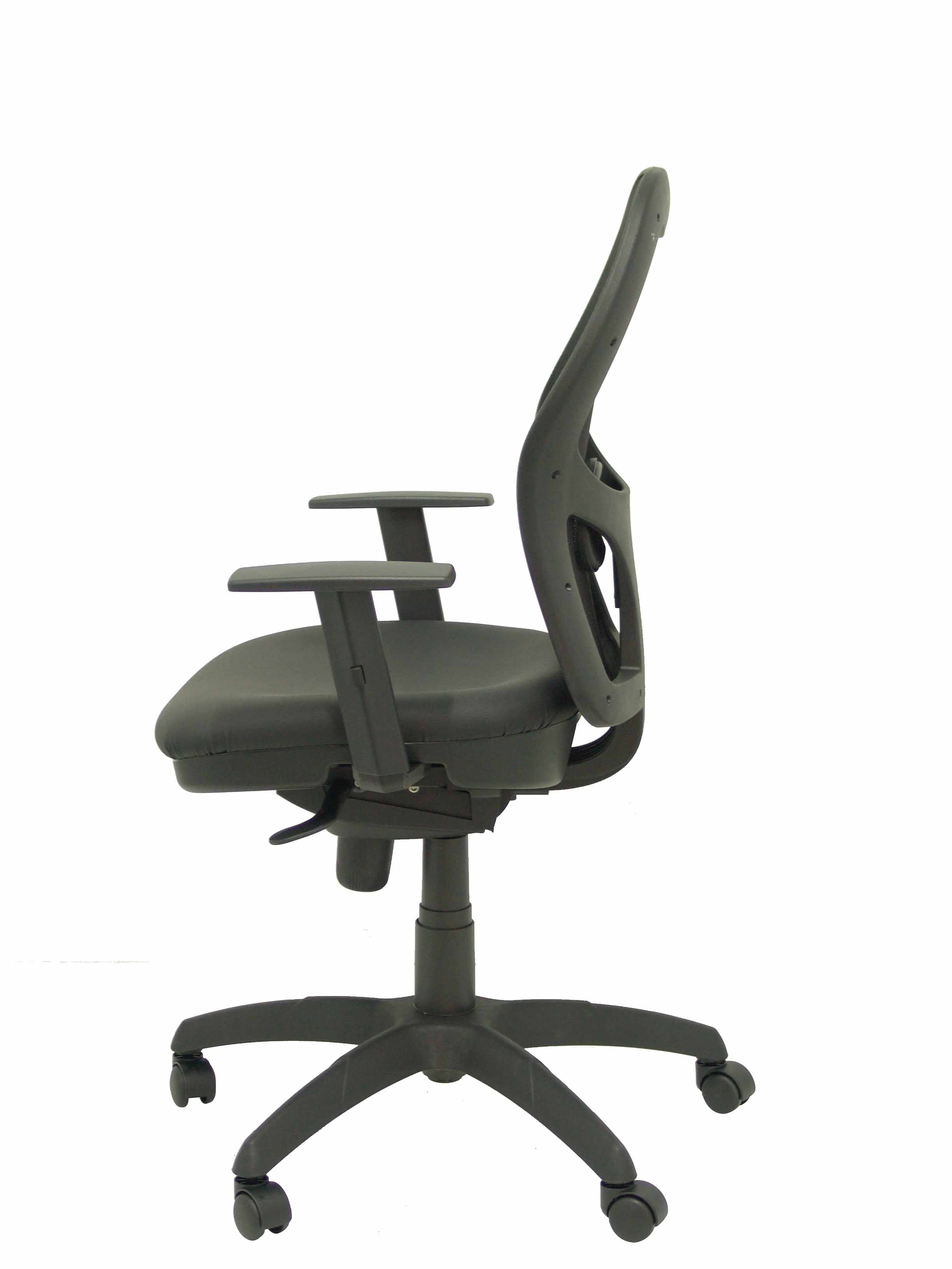 Silla Jorquera Malla Negra Asiento Similpiel Negr