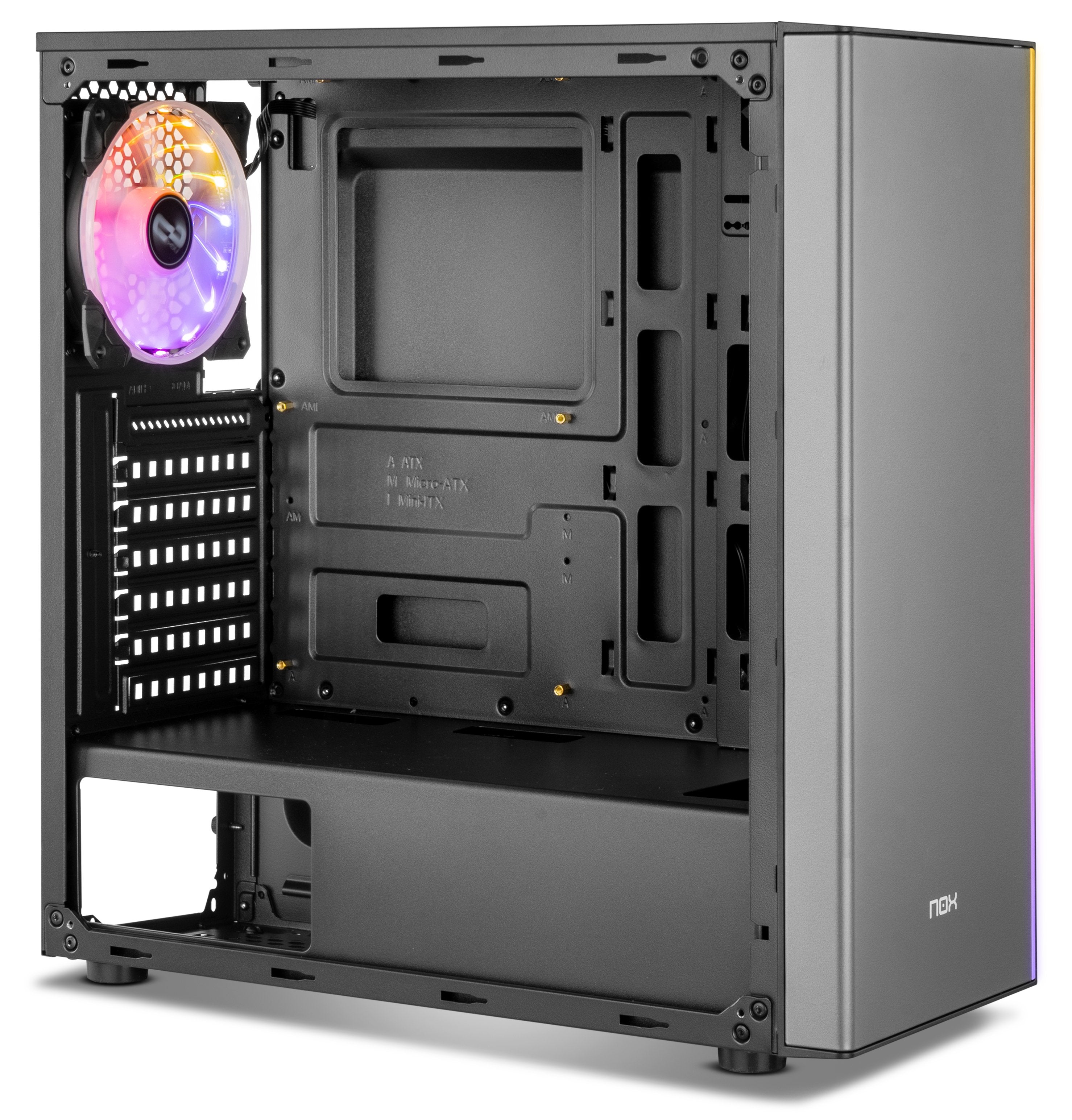 EAN 8436532169519 - NOX Infinity Omega Midi Tower Negro imagen 2
