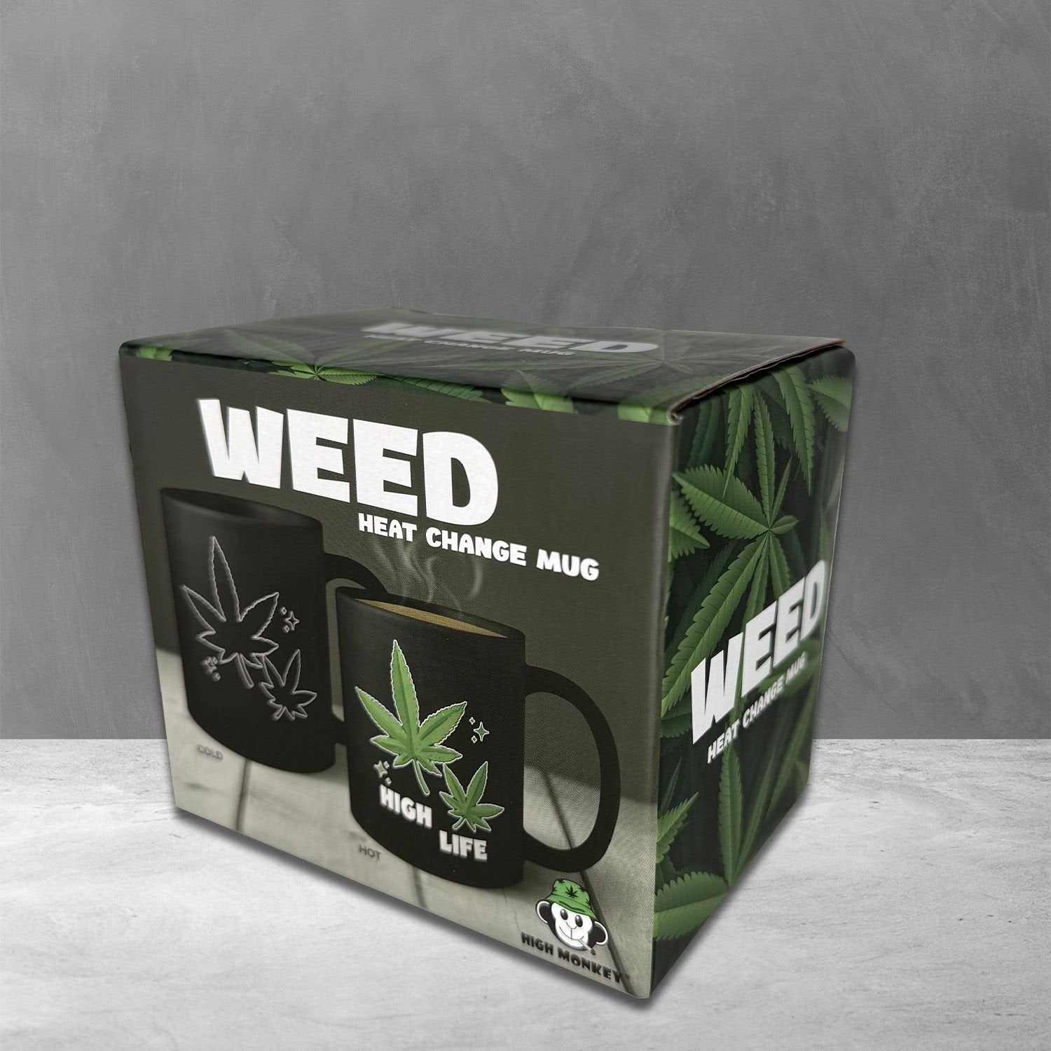 Mad Monkey - Tasse "High Life Weed" - Con Farbwechsel