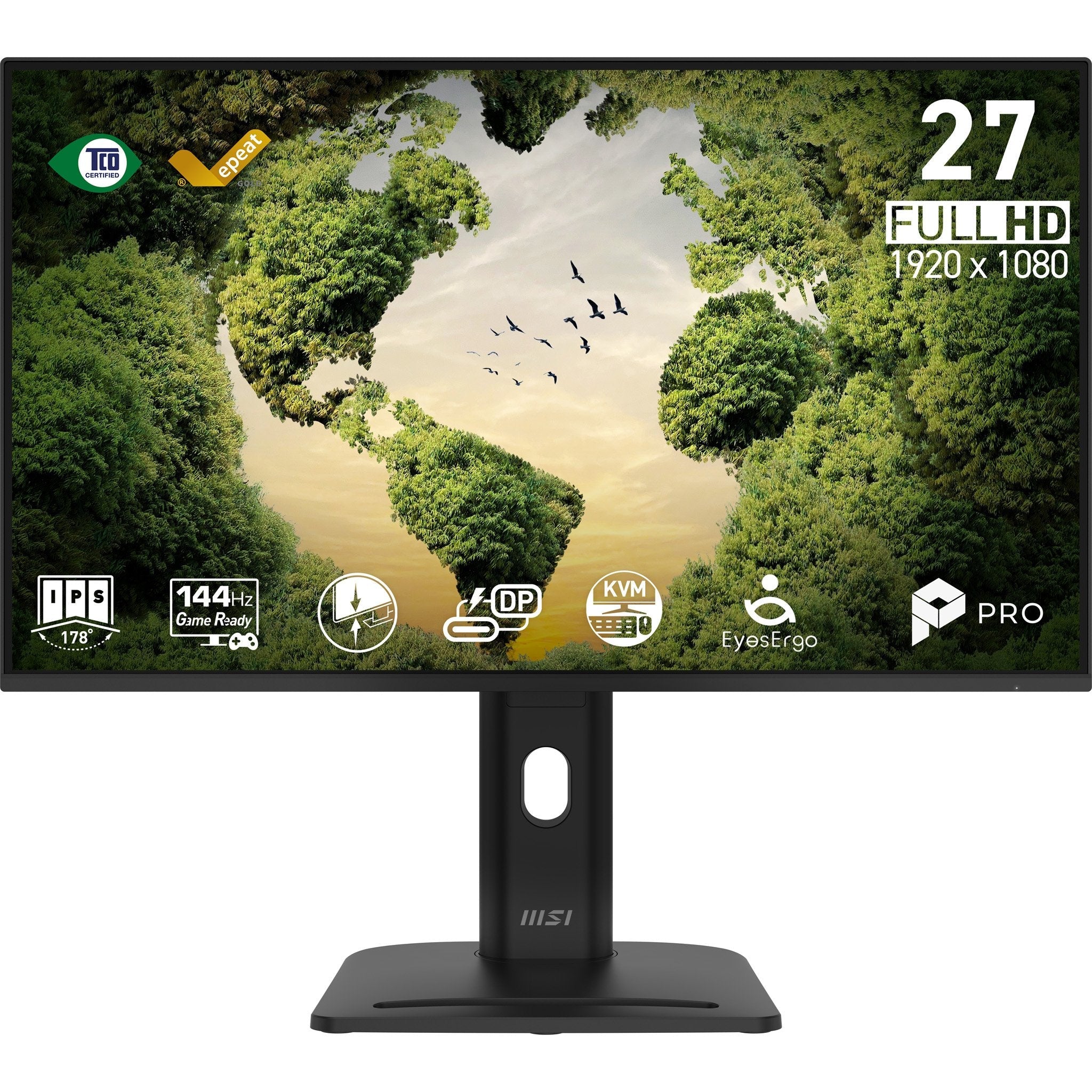 Monitor Pro Mp275phgn E14 27 Cali/Led/Fhd/Flat/144hz/Czarny