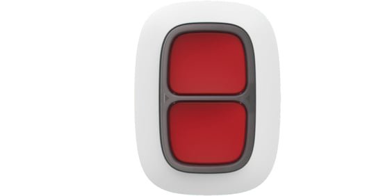Keyfob Wireless Double Button/White 23003 Ajax