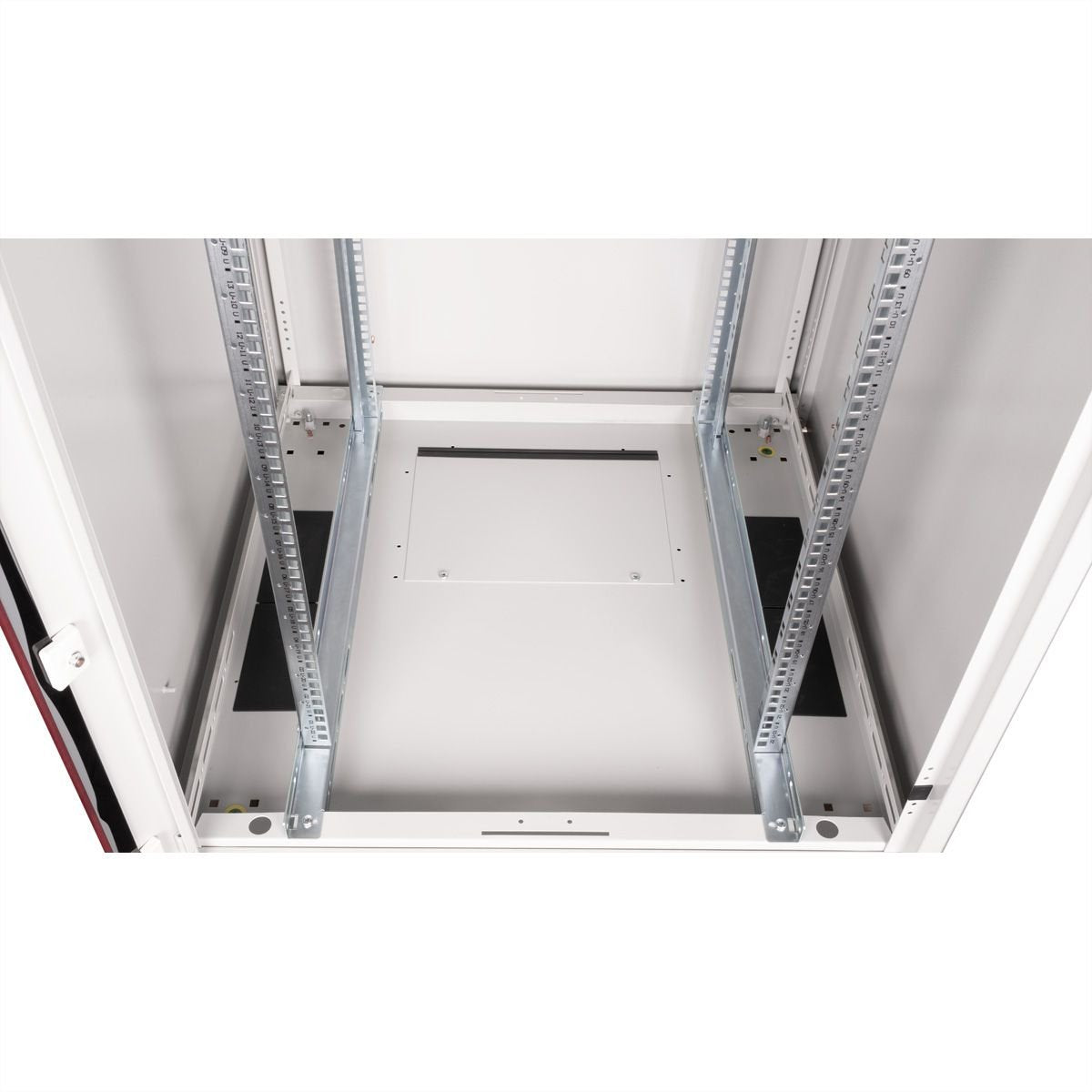 Roline 19-Zoll Netzwerkschrank Basic 22 He, 800x800 Bxt Glastr Grau
