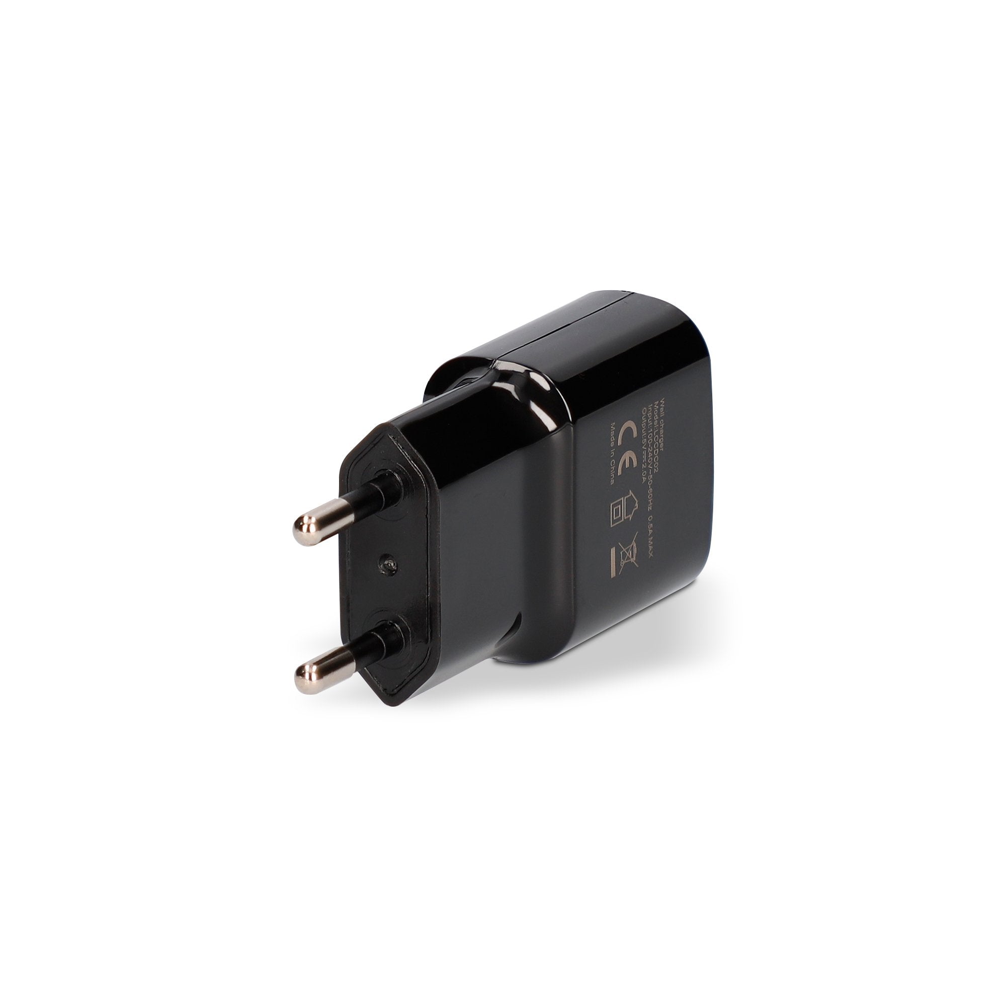 Ksix Lccdc02 Negro Cargador De Red Eléctrica Usb-A + Cable Usb-C