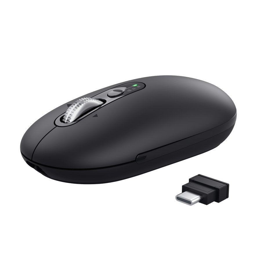 Raton Optico Wireless Fino Seron Negro Trust Hasta 3200dpi / Inalámbrico