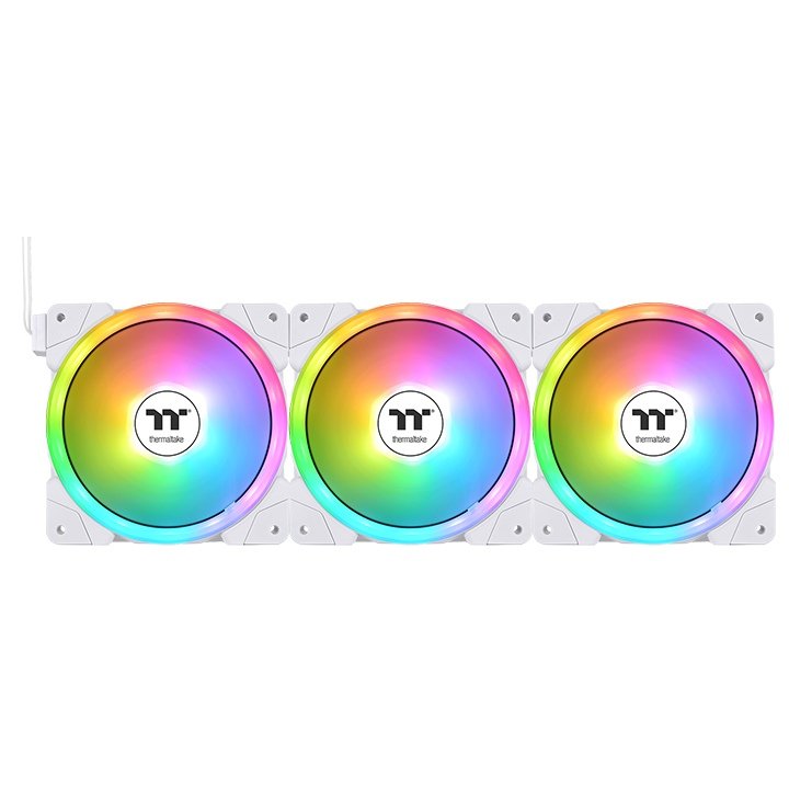 Ventilador Thermaltake Swafan Ex14 Argb 3-Fan-Pack Blanco Retail