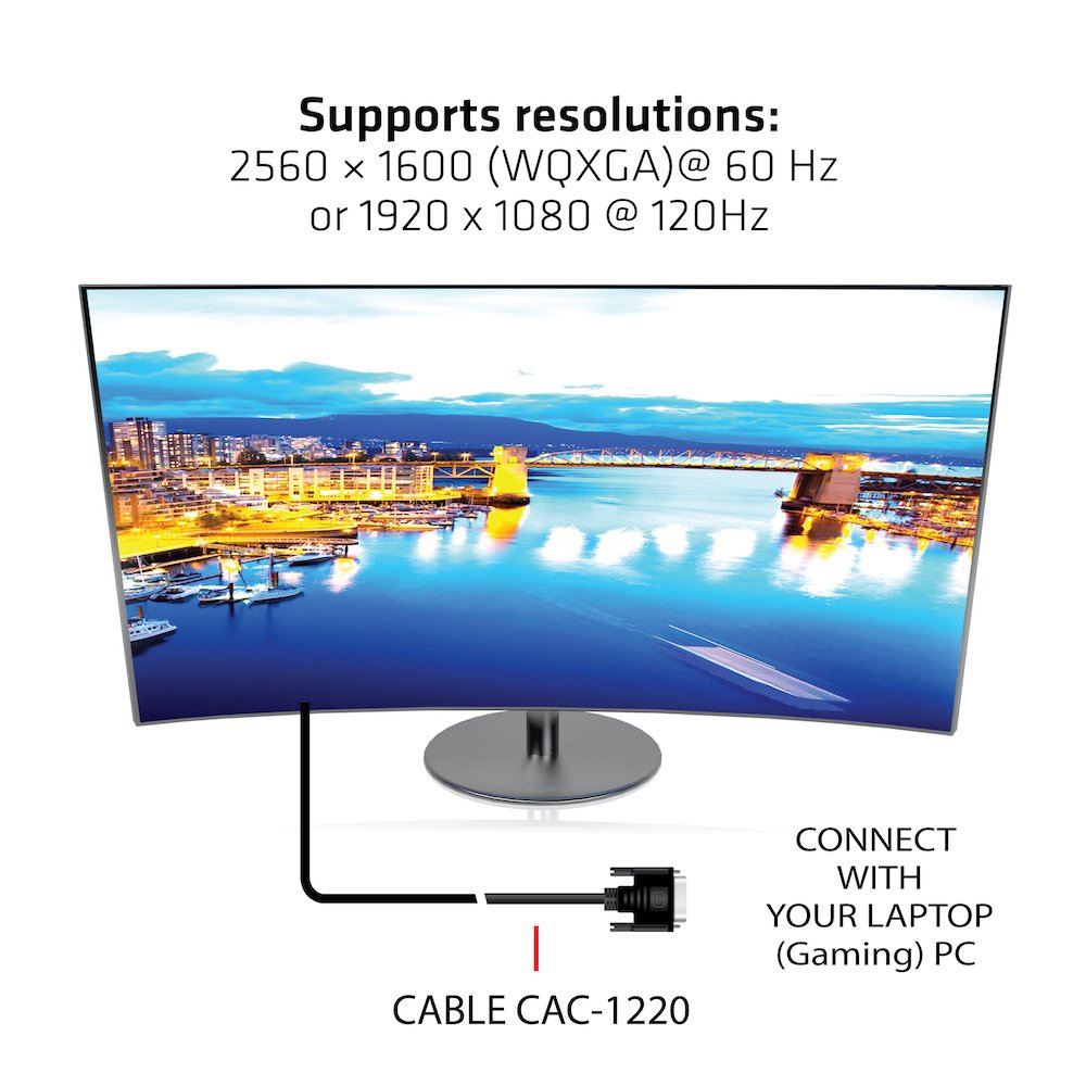 EAN 8719214471507 - CLUB3D DVI-D DUAL LINK (24+1) CABLE BI DIRECTIONAL M/M 3m 9.8 ft 28AWG Negro imagen 5