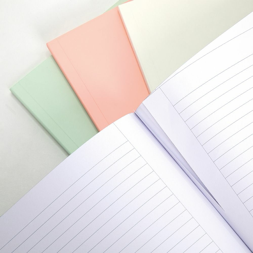 Milan Libreta Encolada Formato A4 Pautado 7mm - 48 Hojas De 95 Gr/M2 - Microperforado - Tapa Blanda - Color Beige