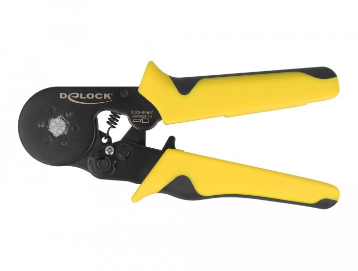 Delock Herramienta Para Prensar Terminales De Cable Autoajustable - Hexagonal