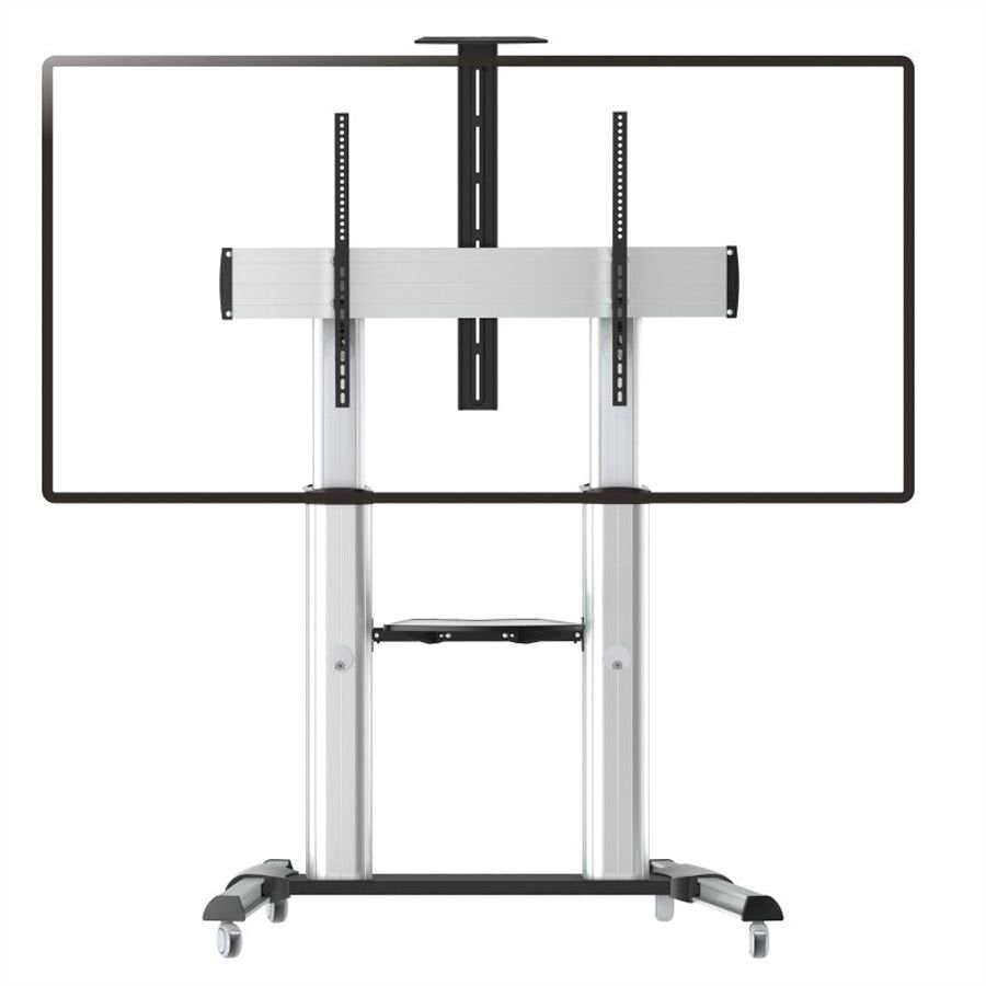 Roline Lcd- Tv-Rollstnder, 60-100 Zoll, Bis 100kg, Silberfarben