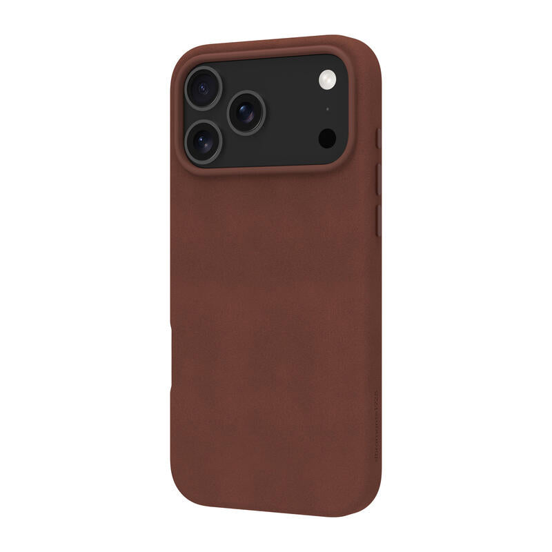 Dbramante1928 Lynge Funda Con Tapa Para Teléfono Móvil Compatibilidad Con Magsafe Cuero De Grano Entero Bronceado Oscuro