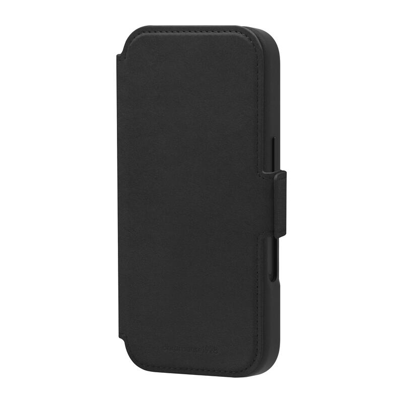 Dbramante1928 Lynge Funda Con Tapa Para Teléfono Móvil Compatibilidad Con Magsafe Cuero De Grano Entero Negro