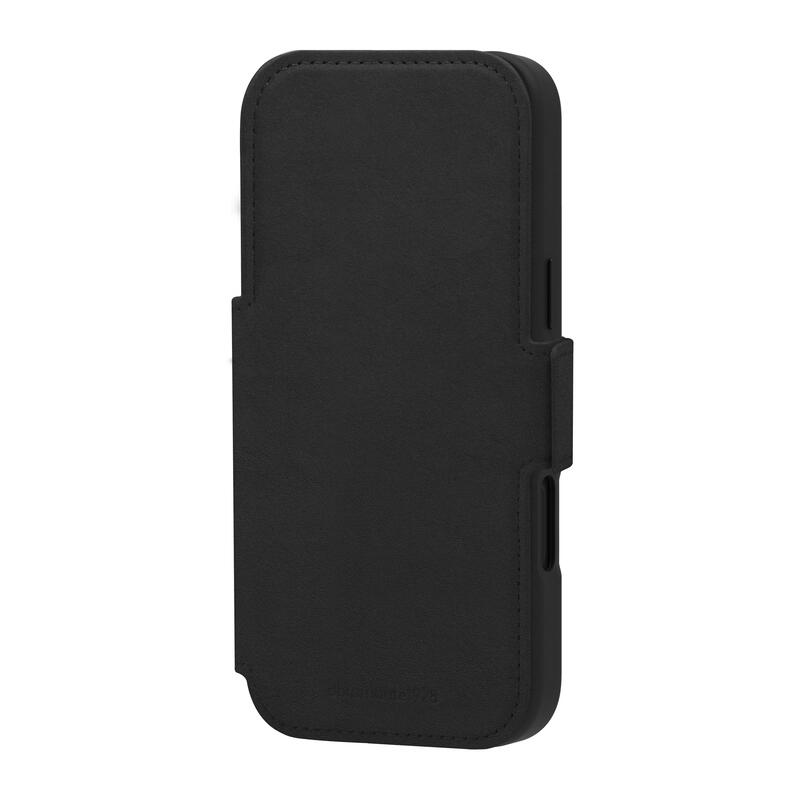 Dbramante1928 Lynge Funda Con Tapa Para Teléfono Móvil Compatibilidad Con Magsafe Cuero De Grano Entero Negro