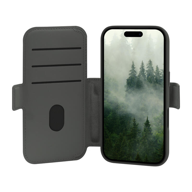 Dbramante1928 Lynge Funda Con Tapa Para Teléfono Móvil Compatibilidad Con Magsafe Sombra Del Bosque