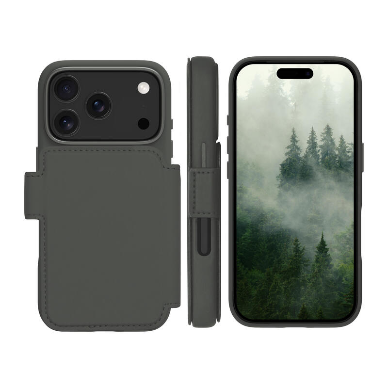 Dbramante1928 Lynge Funda Con Tapa Para Teléfono Móvil Compatibilidad Con Magsafe Sombra Del Bosque