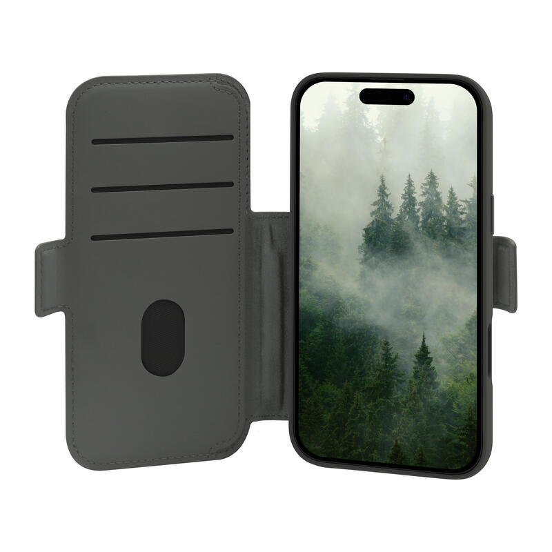 Dbramante1928 Lynge Funda Con Tapa Para Teléfono Móvil Compatibilidad Con Magsafe Sombra Del Bosque