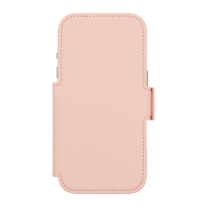 Dbramante1928 Lynge Icon Funda Con Tapa Para Teléfono Móvil Compatibilidad Con Magsafe Arena Rosa Para Apple Iphone 17 Pro
