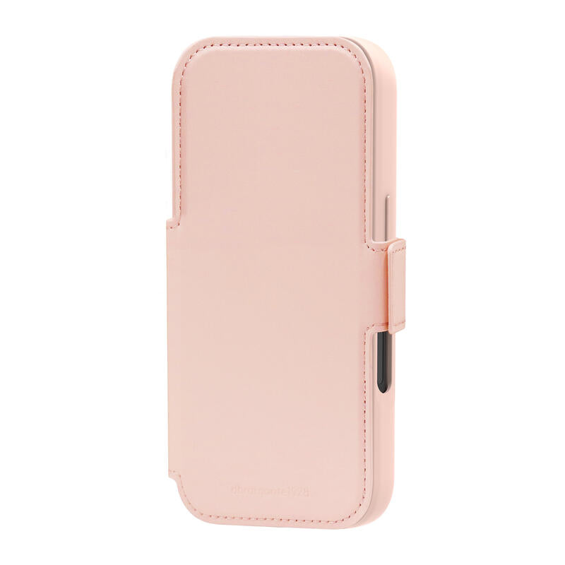 Dbramante1928 Lynge Icon Funda Con Tapa Para Teléfono Móvil Compatibilidad Con Magsafe Arena Rosa Para Apple Iphone 17 Pro