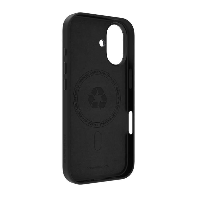 Dbramante1928 Roskilde Kick Icon Carcasa Trasera Para Teléfono Móvil Compatibilidad Con Magsafe Medianoche Para Apple Iphone 17