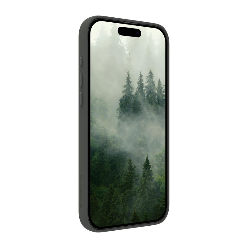 Dbramante1928 Roskilde Kick Icon Carcasa Trasera Para Teléfono Móvil Compatibilidad Con Magsafe Sombra Del Bosque Para Apple Iphone 17 Pro Max