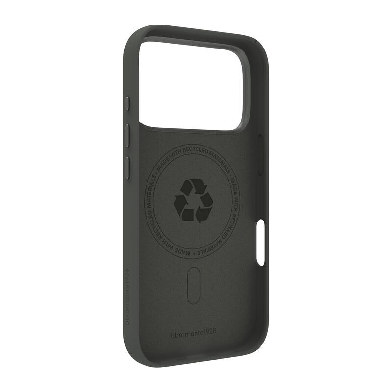 Dbramante1928 Roskilde Kick Icon Carcasa Trasera Para Teléfono Móvil Compatibilidad Con Magsafe Sombra Del Bosque Para Apple Iphone 17 Pro