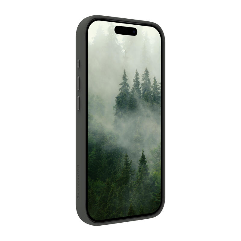 Dbramante1928 Roskilde Kick Icon Carcasa Trasera Para Teléfono Móvil Compatibilidad Con Magsafe Sombra Del Bosque Para Apple Iphone 17 Pro