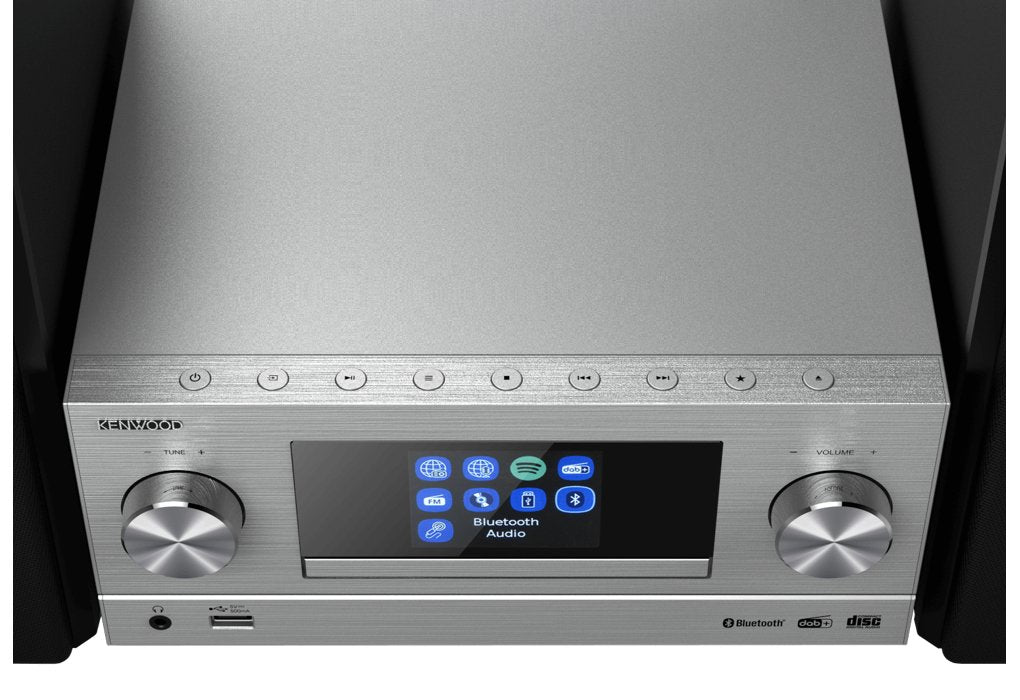EAN 19048232434 - Kenwood M-9000S Minicadena de música para uso doméstico 50 W Plata imagen 8