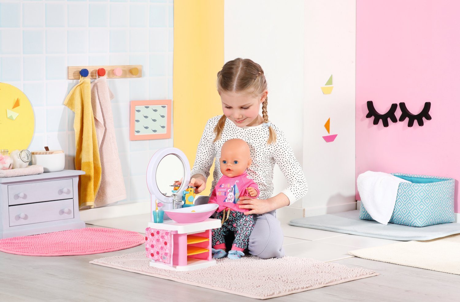Muebles Para Muñecas  Zapf Creation Baby Born® Bath Handwaschbecken, Puppenmöbel 832707