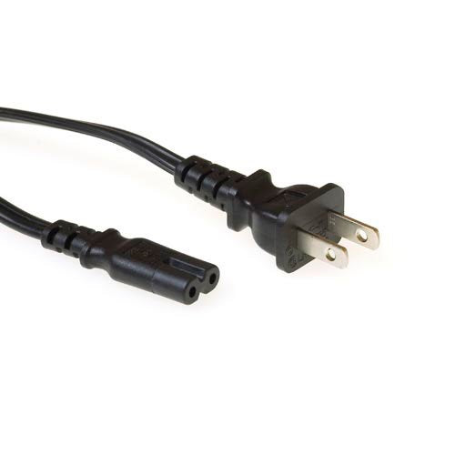 Cable Eléctrico Usa Nema-1-15p A C7 De 1.8m Negro (10 Uni Mi