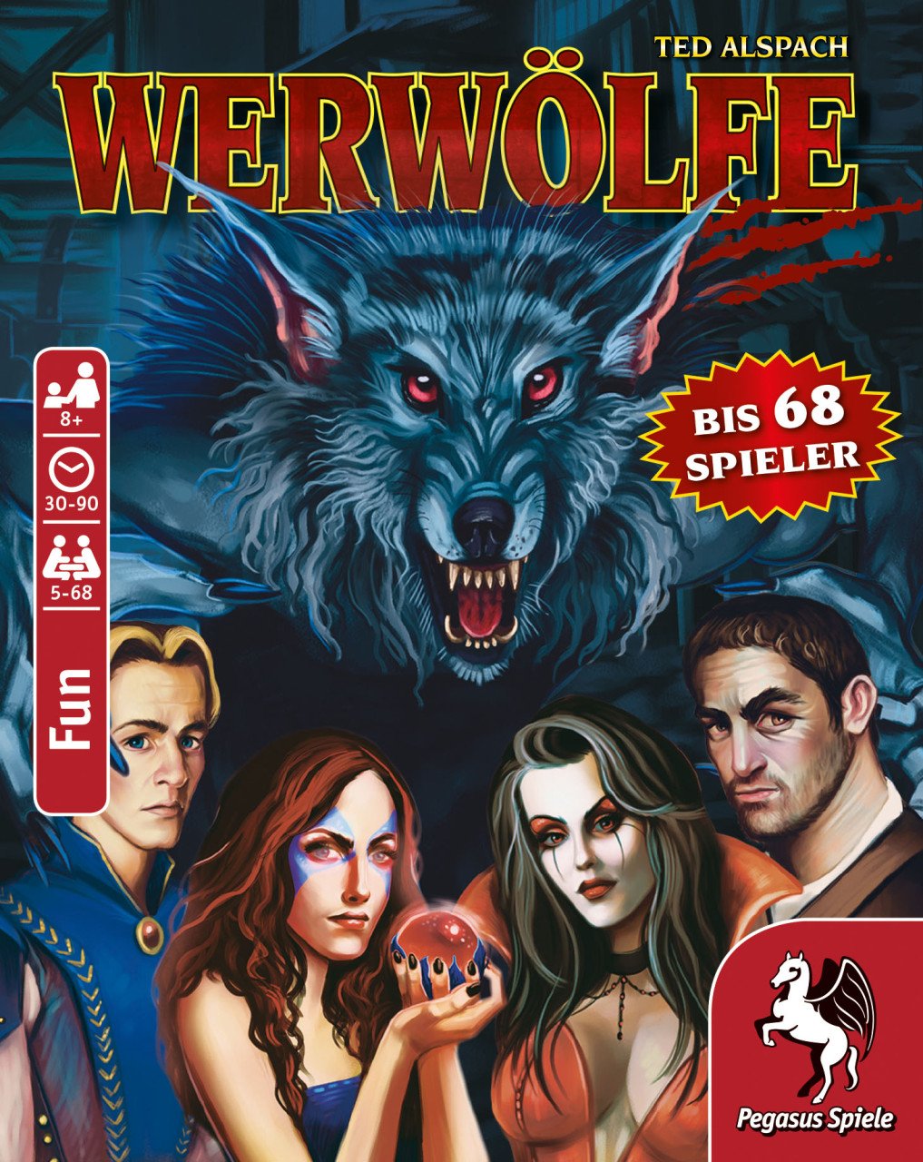 Hombres Lobo Pegaso, Juego De Cartas 17800g