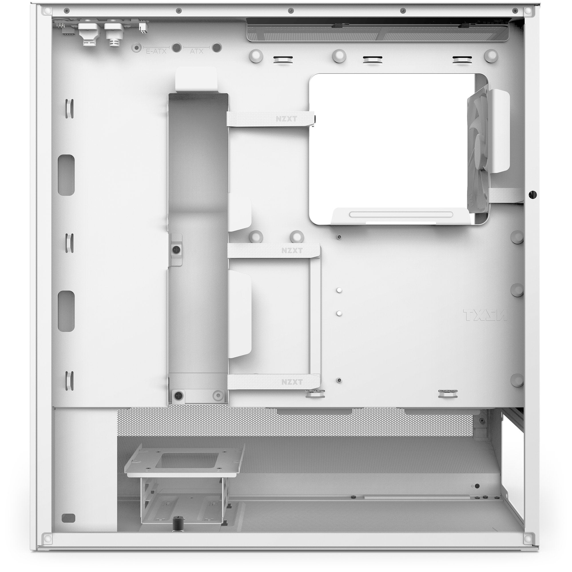 Caja Pc Nzxt H5 Flow Rgb 2024  Vidrio Templado Cc-H52fw-R1 Blanca