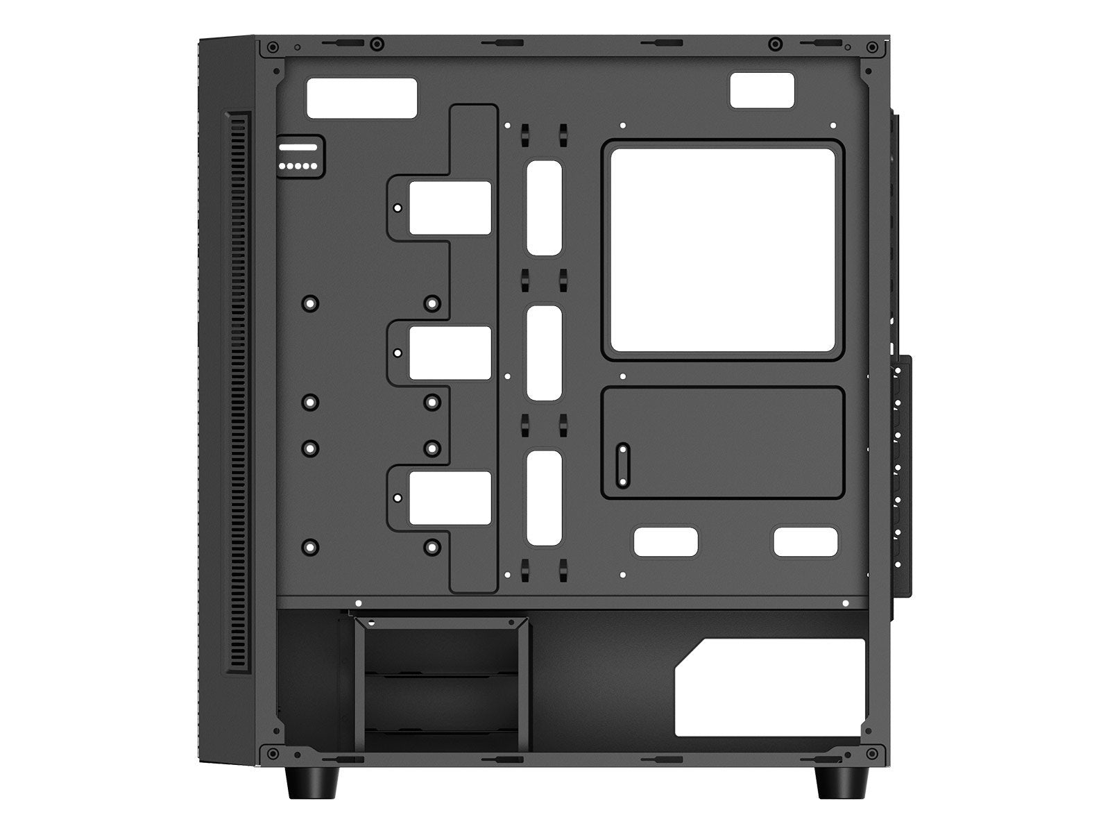 Caja Pc Deepcool Matrexx 55 Mesh Add-Rgb 4f Ne Cristal Templado/4xven 120 Mm Argb/Luces Rgb Dp-Atx-Matrexx55-Mesh-Ar-4f