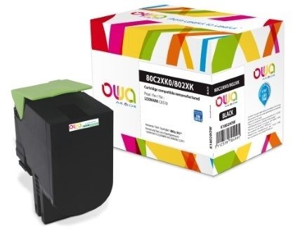 Owa Toner Compatible Con Lexmark 80c0x10 Negro (8.000 S.)