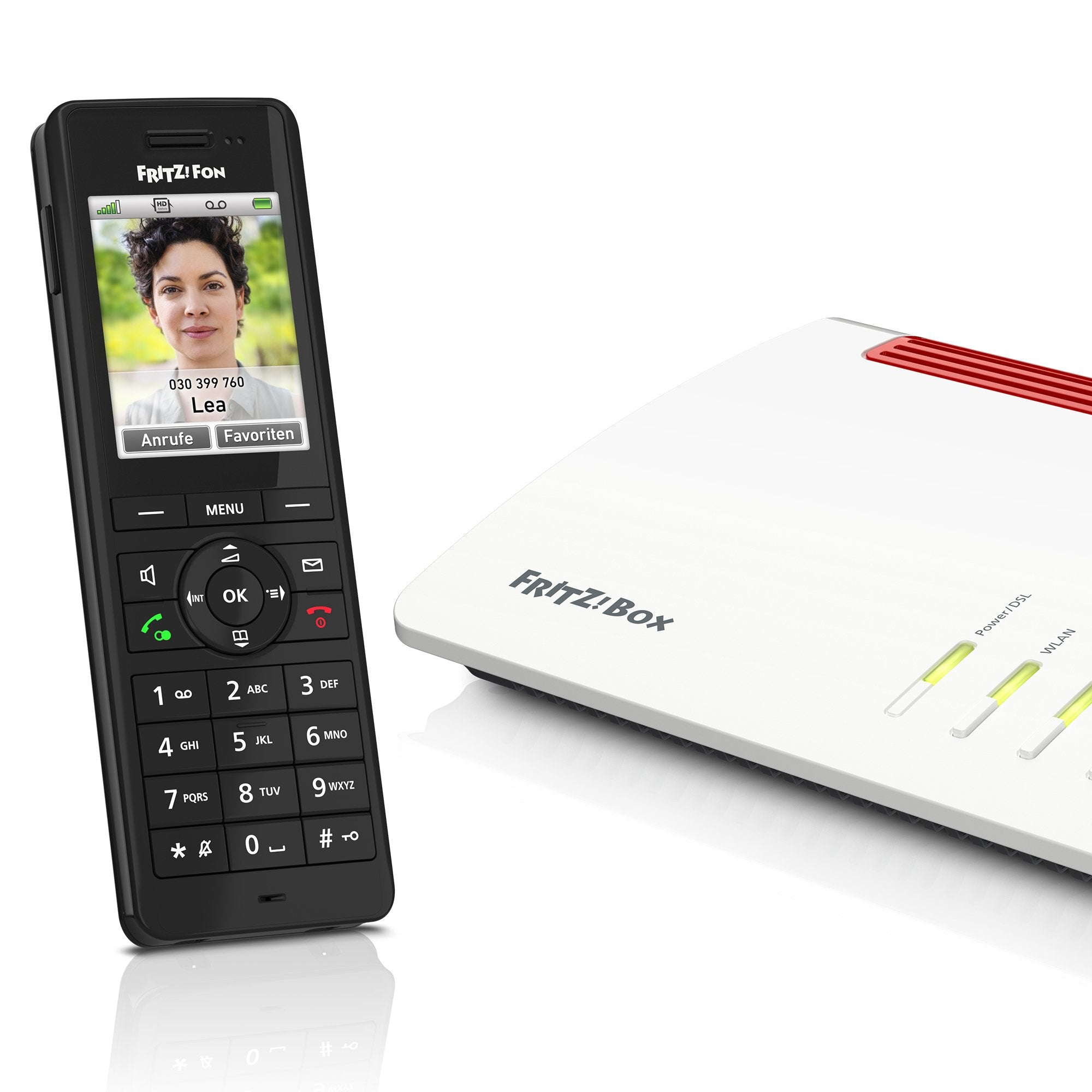 EAN 4023125029660 - Fon FRITZ! X6 Teléfono DECT Identificador de llamadas Negro imagen 2