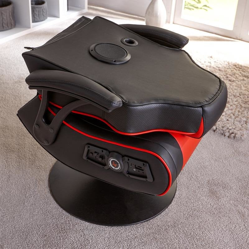 EAN 0094338511536 - X Rocker Torque 2.1 Butaca para jugar Asiento acolchado Negro, Rojo imagen 7