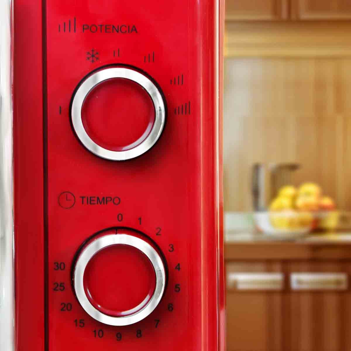 EAN 8426156016825 - Grunkel MW-20ROJO microondas Rojo Solo microondas Encimera 20 L 700 W imagen 4