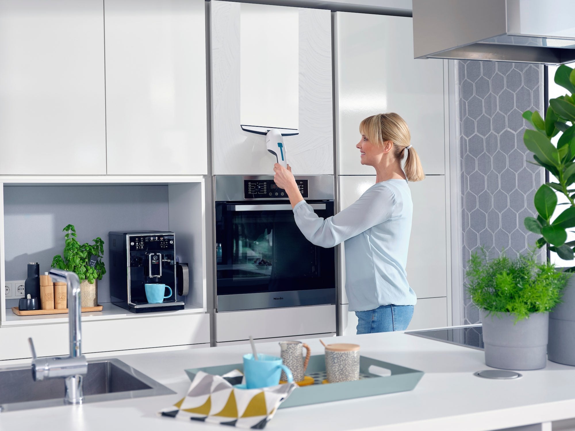 Aspirador  Leifheit Nemo De Ventanas Blanco 51035