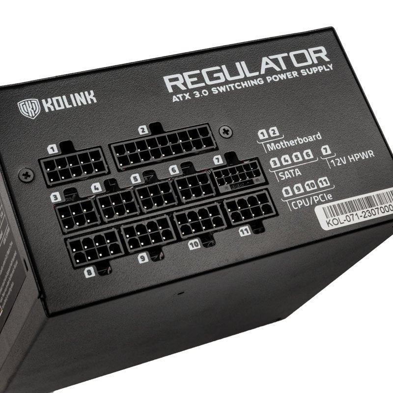 Kolink Regulator 80 Plus Gold Netzteil, Atx 3.0, Pcie 5.0, Modular - 850 Watt