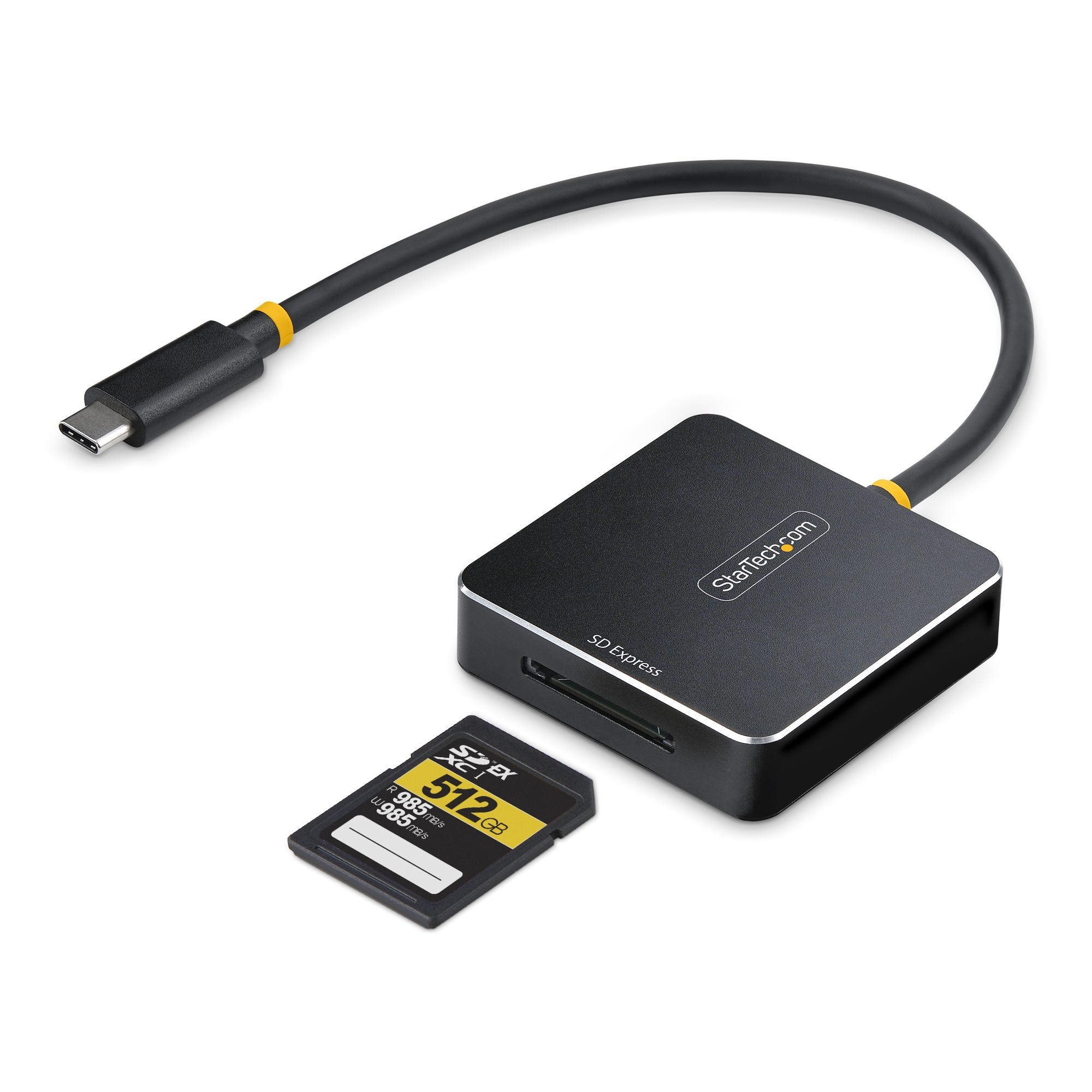 Startech.Com Usb-C Sd Express Card Reader, Usb 10gbps, Portable Memory Card Reader, Usb Type-C To Secure Digital 7.1 Ada