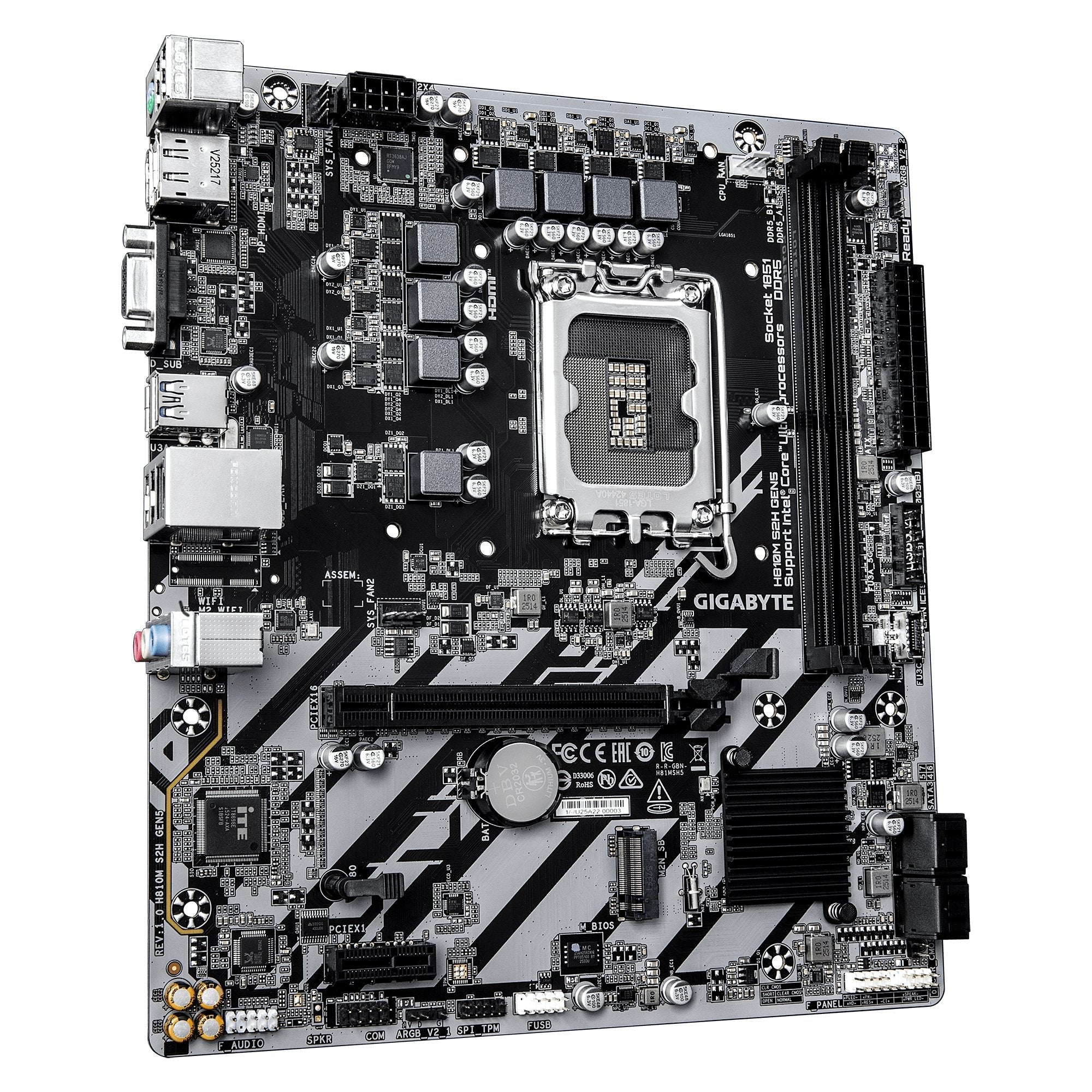 Placas Base Gigabyte H810m S2h Gen5 Lga1851 1xhdmi 1xdp