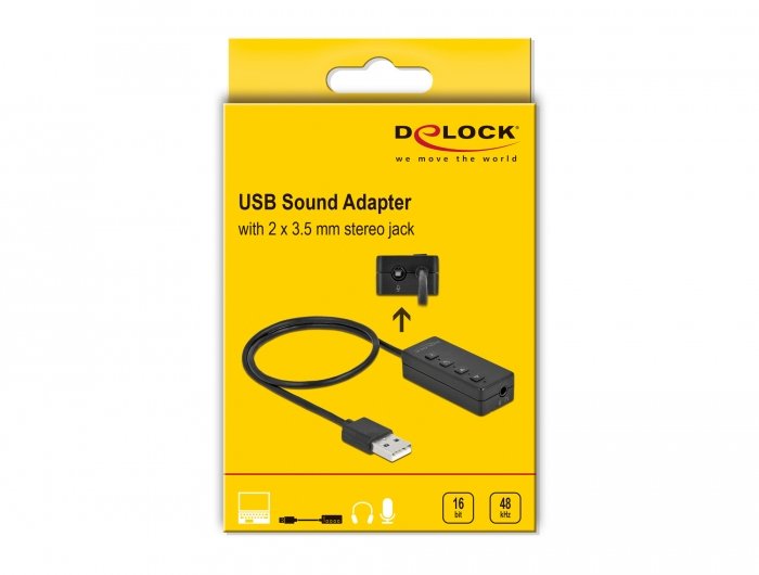 Delock Adaptador Usb Para Auriculares Y Micrófono